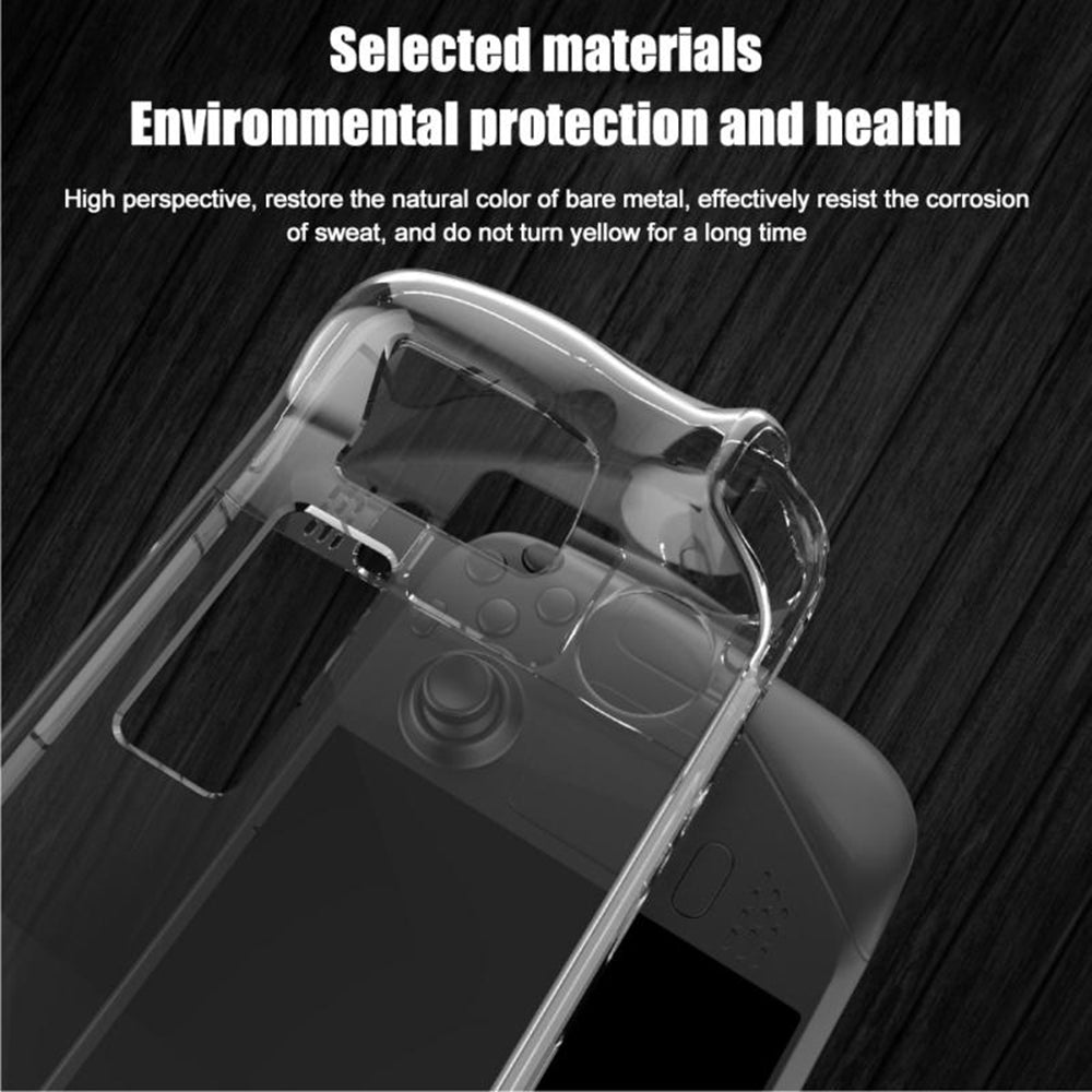 PGTECH GP-806 Transparent Case for Steam Deck Console Gamepad Anti-scratch Protective Cover PGTECH GP-806 Transparent Case for Steam Deck Console Gamepad Anti-scratch Protective Cover